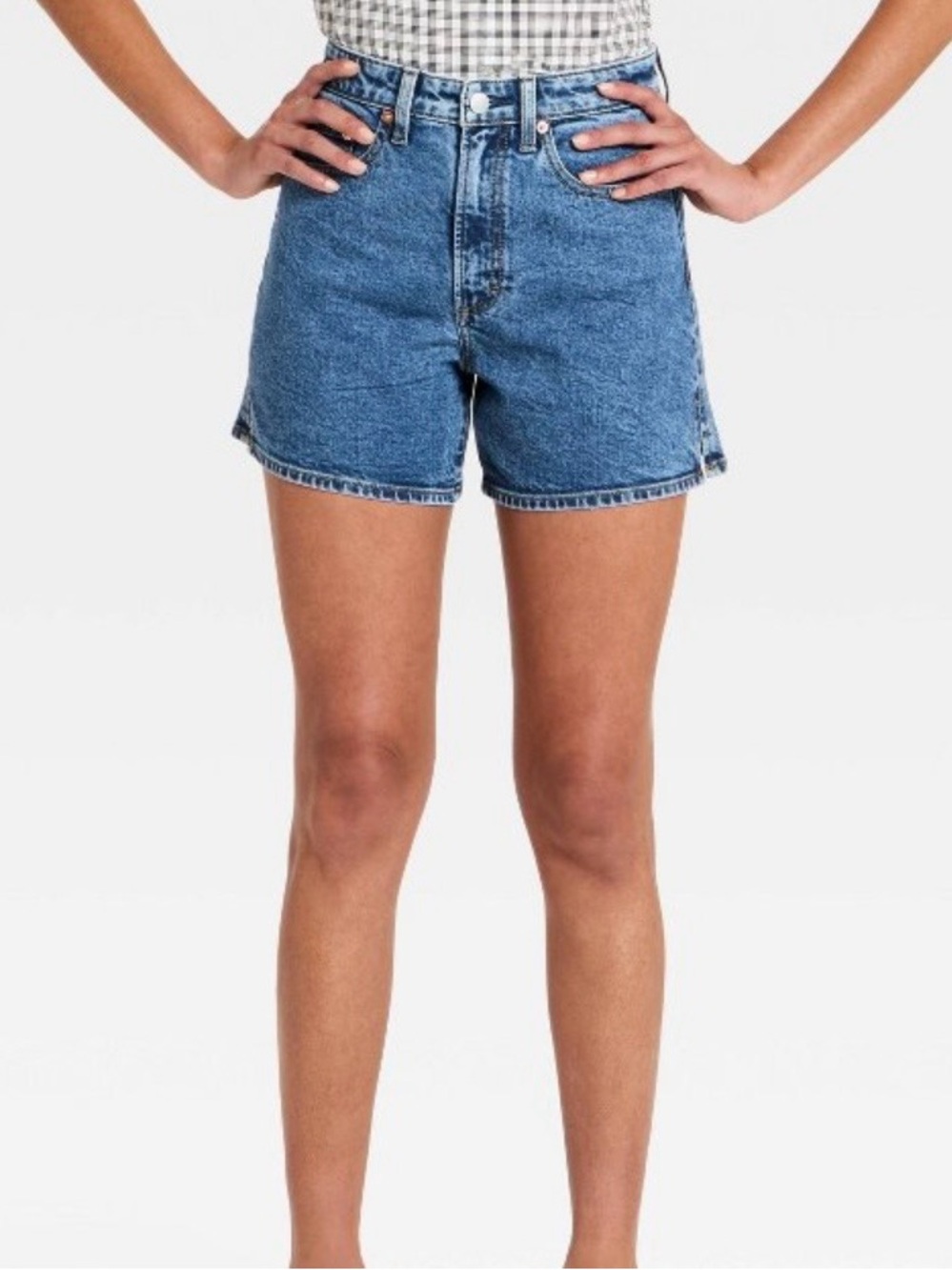 Universal Thread Mid-Rise Blue Denim Shorts Size 2 NWOT